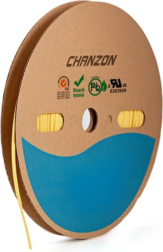 Miniatura 56 de Chanzon - Tubo termorretráctil de relación 3:1, 1-1/4" (30mm), grado marino, con revestimiento adhesivo impermeable, rollo de 4 pies
