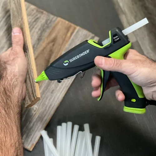 Miniatura 8 de Surebonder Pistola de Pegamento Caliente y Barras de Pegamento, Pistola de Pegamento Caliente de Tamaño Completo de 100W de Doble Temperatura con 20