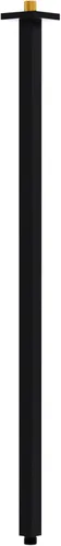 Miniatura 14 de Brazo de ducha con brida de 24 pulgadas para montaje en techo, extensor recto cuadrado de repuesto de tubería, brazo de ducha extra largo para Negro