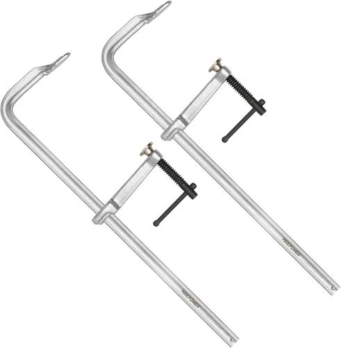 Miniatura 16 de MAXPOWER Abrazadera en F resistente de 12 pulgadas x 4-3/4 pulgadas de garganta (300 x 120mm de garganta), paquete de 4