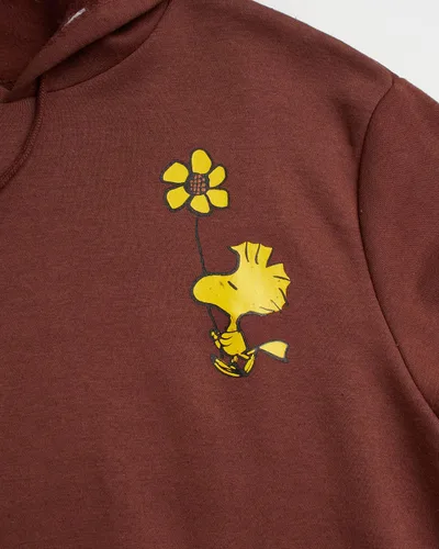 Miniatura 4 de Peanuts Mens Snoopy Sweatshirt - Vintage Snoopy and Woodstock Pullover Hoodie