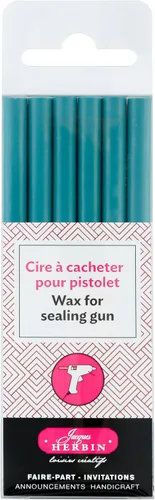 Miniatura 14 de Cera para pistola de pegamento Herbin - 4 3/4 de largo - Blanco blanco (Extra White)