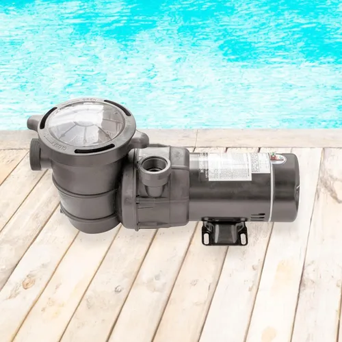 Miniatura 8 de SWIMLINE HYDROTOOLS Bomba de motor de piscina sobre el suelo, Hydro-Flo 1 HP con 5280 GPH, vertical