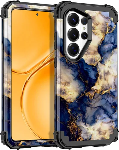 Miniatura 10 de Casetego Funda para Galaxy A16 5G, Tres Capas de Alta Resistencia Robusta a Prueba de Golpes, Protección Completa Rugosa de PC Duro + Parachoques