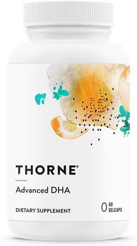 THORNE - DHA avanzado - 650 mg de DHA y 200 mg de EPA - Apoya el envejecimiento saludable del cerebro y la función nerviosa* - 60 cápsulas de gel