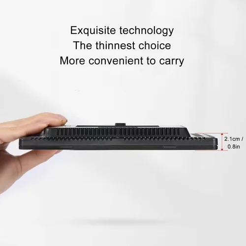 Miniatura 5 de Luz de relleno LED, mini lámpara LED de llenado de panel plano, panel de iluminación de fotografía, luz de relleno de estudio con 416 cuentas