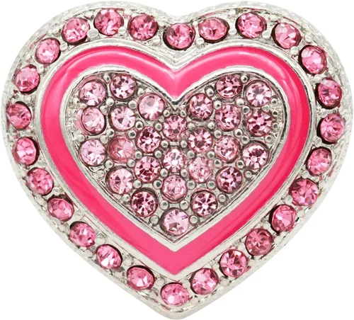 Miniatura 4 de Lavencious Anillos elásticos de diamantes de imitación en forma de corazón para mujer, talla 7-9