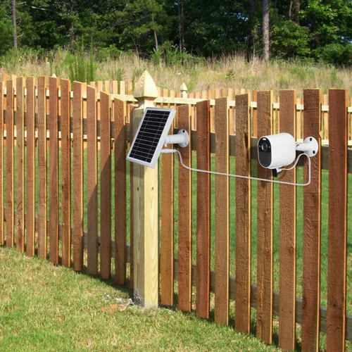 Miniatura 6 de UYODM Paquete de 3 cargadores de panel solar compatibles con Arlo Essential Spotlight/XL solamente, cable de carga de alimentación de 16.5 pies
