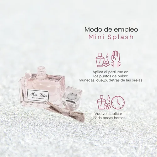 Miniatura 4 de Miss Dior Eau de Parfum Mini Splash para mujer, 0.17 onzas