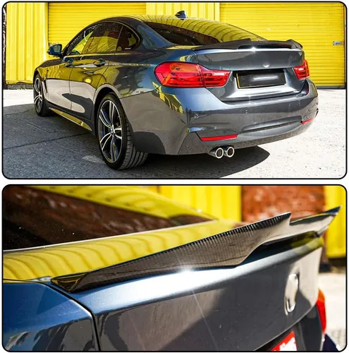 Miniatura 2 de Alerón F36 de fibra de carbono real compatible con BMW Serie 4 F36 2014-2020 de 4 puertas Gran Coupé