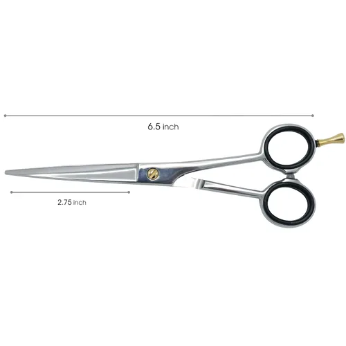 Miniatura 4 de Tijeras de corte de cabello profesionales J2, tijeras japonesas para peluquería, filo de afeitar, esteticistas, peluquerías (5.5 pulgadas, plateado)