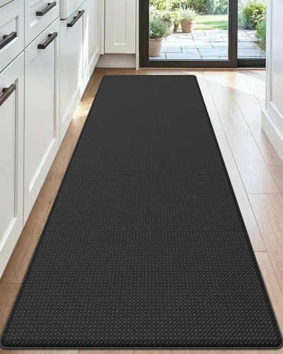 Miniatura 27 de DEXI Alfombrillas de Cocina Acolchadas Anti Fatiga, 17x59, Alfombra de Pasillo para Estar de Pie Impermeable, Espuma Viscoelástica Cómoda Acolchada