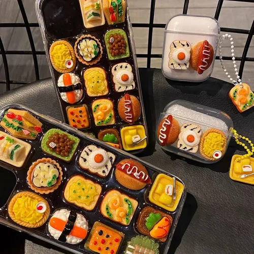 Miniatura 4 de Funda para Apple iPhone 17, 16, 15 Pro Max, 14, 13, 12, 11, diseño realista, bonita funda para teléfonos celulares para amantes de la comida