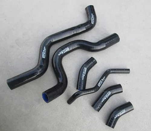 Miniatura 7 de Para SUZUKI SV650 SV 650 K3 2003-2014 manguera de radiador de silicona 2004 2005 2006 2007 (negro)