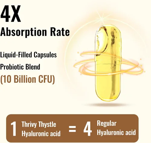 Miniatura 7 de Cápsulas de ácido hialurónico 19 en 1 – Ácido Hylunárico 1200 mg, con péptidos de colágeno, vitamina C, fitoceramidas – para piel, ojos