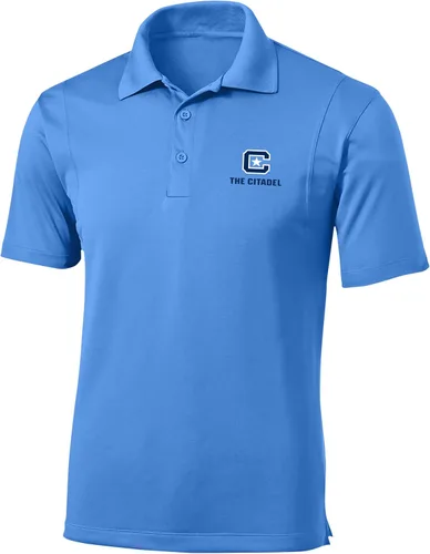 Miniatura 53 de Polo atlético de micro piqué NCAA para hombre Prime con cuello propio