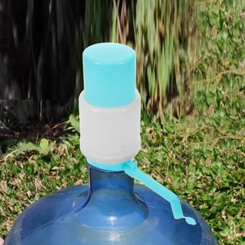 Miniatura 2 de jojofuny Bomba dispensadora de agua manual para botella de 1 galón, bomba de agua ligera portátil para acampar al aire libre, uso en casa y oficina