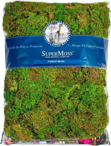 Miniatura 15 de SuperMoss Musgo forestal preservado perfecto para plantas de interior, manualidades y decoración, verde fresco, 4 onzas