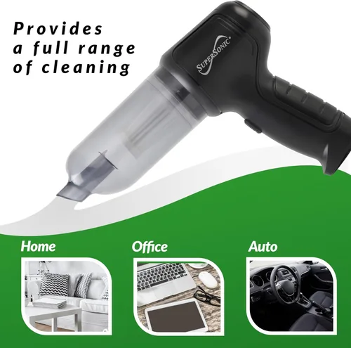 Miniatura 2 de Supersonic SC-810HV - Aspiradora de mano multifuncional inalámbrica 4 en 1, potente succión, ligera y compacta, filtro HEPA, aspiradora, soplar