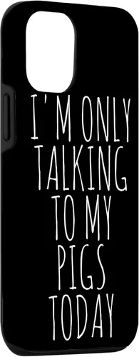 Miniatura 3 de iPhone 14 I'm Only Talking To My Pigs Today Case