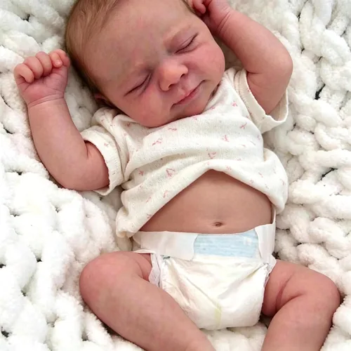 Miniatura 4 de Anano Muñecas Bebé Reborn de Silicona de Cuerpo Completo, Muñecas de Bebé Realistas de 18 Pulgadas Gemelas Niña, Muñeca de Bebés de Silicona