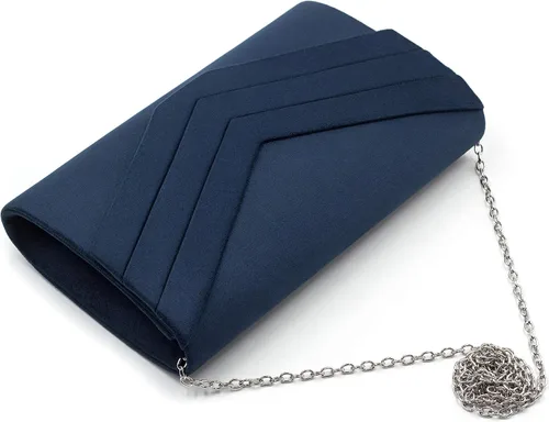 Miniatura 7 de Envelope Evening Bag for Women Genuine Suede Leather Crossbody Shoulder Clutch Purse Gift Box