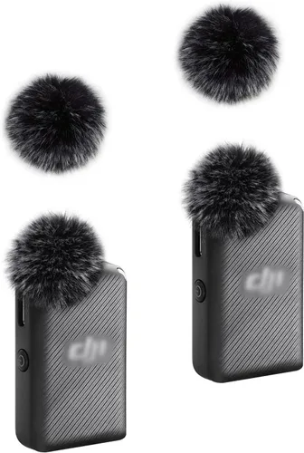 Miniatura 8 de Paravientos de micrófono protector contra viento compatible con micrófono de solapa inalámbrico DJI MIC, cubierta peluda (paquete de 2)