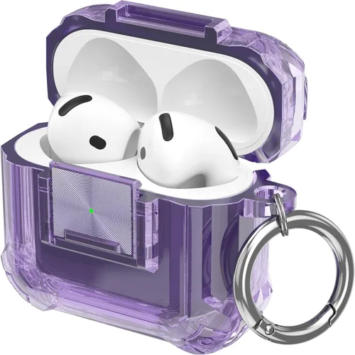 Miniatura 45 de Valkit Funda compatible con AirPods Pro, transparente con kit de limpieza, funda protectora de TPU suave para AirPods Pro Gen 2nd/1st 2023/2022/2019