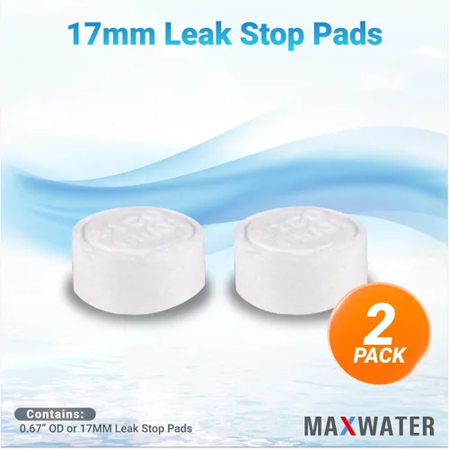 Miniatura 2 de Max Water Detector de fugas – Almohadilla expansible para válvula de cierre de ósmosis inversa (0.669 in) – Paquete de 2