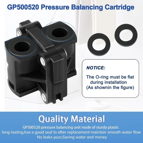 Miniatura 3 de GP500520 Reemplazo de cartucho de unidad de equilibrio de presión, compatible con cartucho de ducha Kohler, válvula de ducha, equilibrio de presión