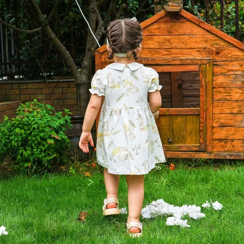 Miniatura 78 de pureborn Vestido de bebé niña 0-24 meses