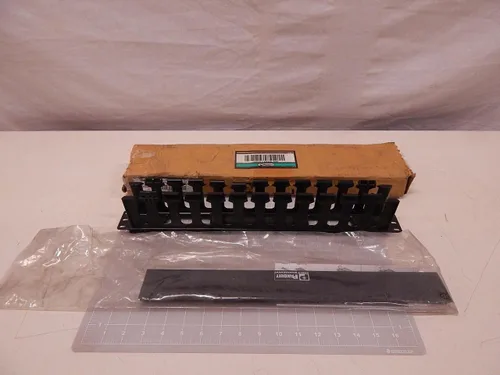 Miniatura 2 de Panduit WMPFSE, cable maestro horizontal, 1RU, color negro