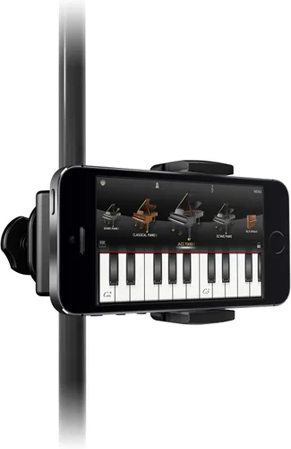 Miniatura 7 de IK Multimedia iKlip Xpand Mini soporte para micrófono con soporte para teléfono, compatible con teléfonos inteligentes iPhone y Android de 3.5" a