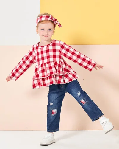 Miniatura 3 de Renotemy Baby Girl Clothes Toddler Girl Clothes Outfits Infant Clothing Floral Pants Set Cute Clothes Set for Girls