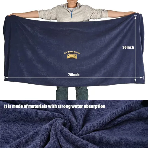 Miniatura 6 de NEWISHTOOL Herramienta de Tinte para Ventanas Alfombra Protectora para Tablero de Automóvil, Toalla de Tela Absorbente para Protección del Tablero