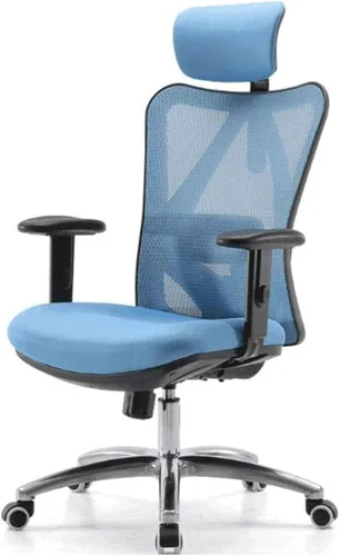 Miniatura 7 de Silla de oficina ergonómica giratoria ejecutiva multifunción de malla con ajustable (negro)