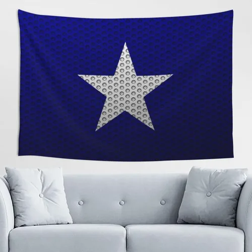 LIFANGMI Mesh Style Bonnie Blue Flag Tapestry Wall Hanging 60x40 Inch Bedroom Living Room Dormitory Home Decoration Wall Tapestry