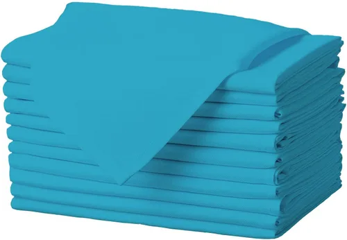 Gee Di Moda Servilletas de tela – Servilletas de cena caribeñas de 17 x 17 pulgadas – Juego de 12 servilletas de tela de tela suaves y absorbentes