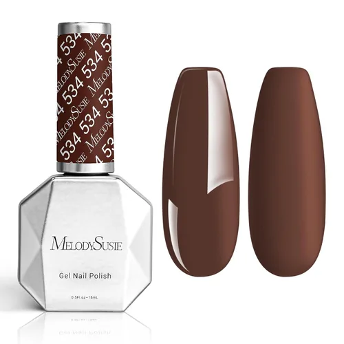 Miniatura 72 de MelodySusie Esmalte de uñas de gel grueso color rosa nude, 0.5 fl oz removible con remojo UV LED Funny Bunny esmalte de gel rosa, regalo de Navidad