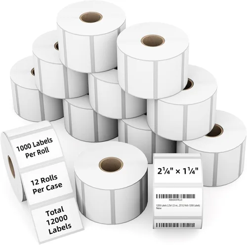 Miniatura 9 de 2000 etiquetas de 4 x 6 pulgadas, 3 pruebas, de grado comercial, plegado en abanico, etiquetas térmicas directas compatibles con cebra, Rollo