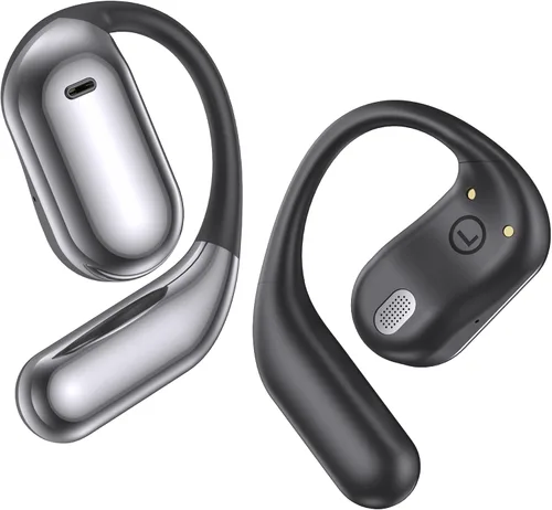 Miniatura 7 de Auriculares inalámbricos Bluetooth ultra abiertos, ergonómicos Pro sobre la oreja con diseño de silicona similar al aire, auriculares de conducción