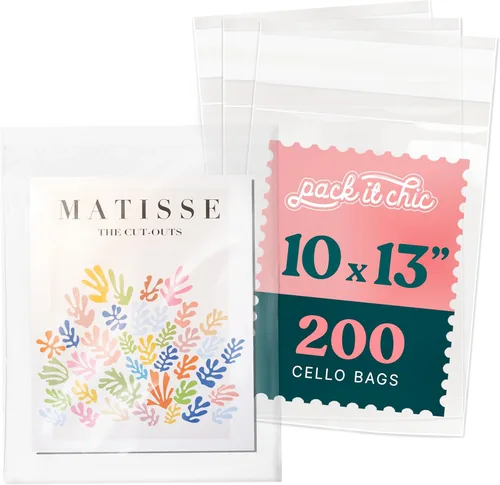 Miniatura 19 de Pack It Chic - Bolsas de celofán resellables transparentes de 10 x 13 pulgadas (paquete de 1000) - Se adapta a impresiones, fotos, documentos de 10