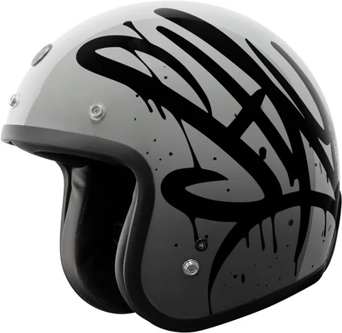 Miniatura 13 de TORC T50/Del Mar Casco de Motocicleta con Cara Abierta 3/4 con Gráficos