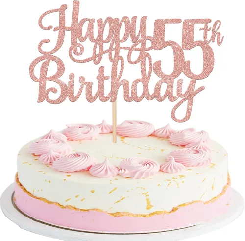 Miniatura 90 de 1 pieza de decoración de pastel de feliz 6º cumpleaños con purpurina para 6 años, palillo de pastel número 6, fabulosa decoración de pasteles
