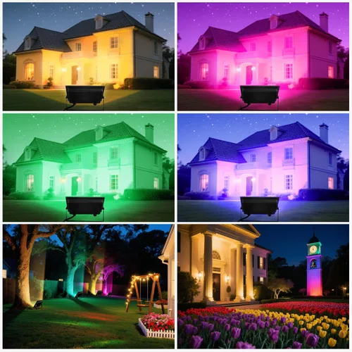 Miniatura 4 de Luz de Inundación LED al Aire Libre, Luz de Inundación RGB de 50W Cambio de Color, Luces de Paisaje al Aire Libre Impermeables IP66 para Escenario