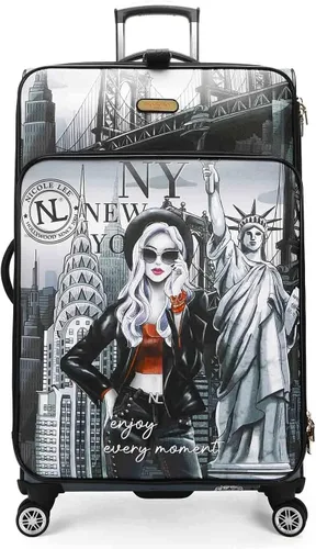 Miniatura 2 de Nicole Lee Impreso de viaje de moda de 20 pulgadas para equipaje de transporte