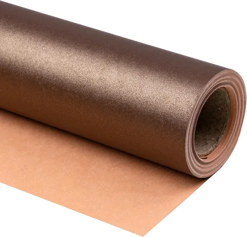 Miniatura 42 de RUSPEPA Papel de regalo negro mate, color liso perlado, papel lustre perfecto para bodas, cumpleaños, Navidad, baby shower, 17 pulgadas x 32.8 pies