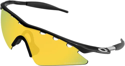 Miniatura 2 de BroLizard - Lente polarizada de repuesto para gafas de sol Oakley M Frame Sweep ventiladas, dorado