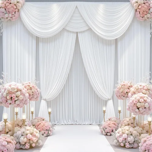Miniatura 8 de Paneles de cortinas de fondo negras de 10 pies x 10 pies para fiestas, fiestas de cumpleaños, sin arrugas, cortinas de telón de fondo de tela
