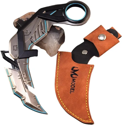 Miniatura 7 de UGLYAF Valorant - Juego de cuchillos Karambit Champion - Modelo de cuchillo de garra (juego de caja Champion 2023)